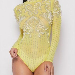 Statement Pearl Bodysuit